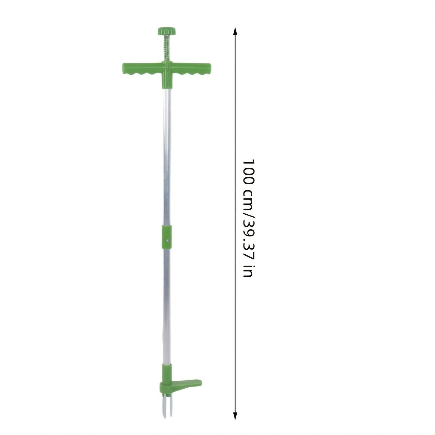 1pc Weed Puller; Stand Up Weeder Hand Tool; Long Handle Garden Weeding Tool With 3 Claws; Hand Weed Hound Weed Puller For Dandelion; Standup Weed Root Pulling