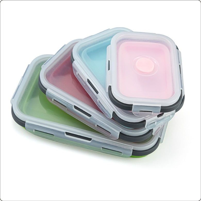 Reusable Pizza Storage Container with  Microwavable Serving Trays - Adjustable Pizza Slice Container to Organize & Save Space - BPA Free, Microwave, & Dishwasher Safe