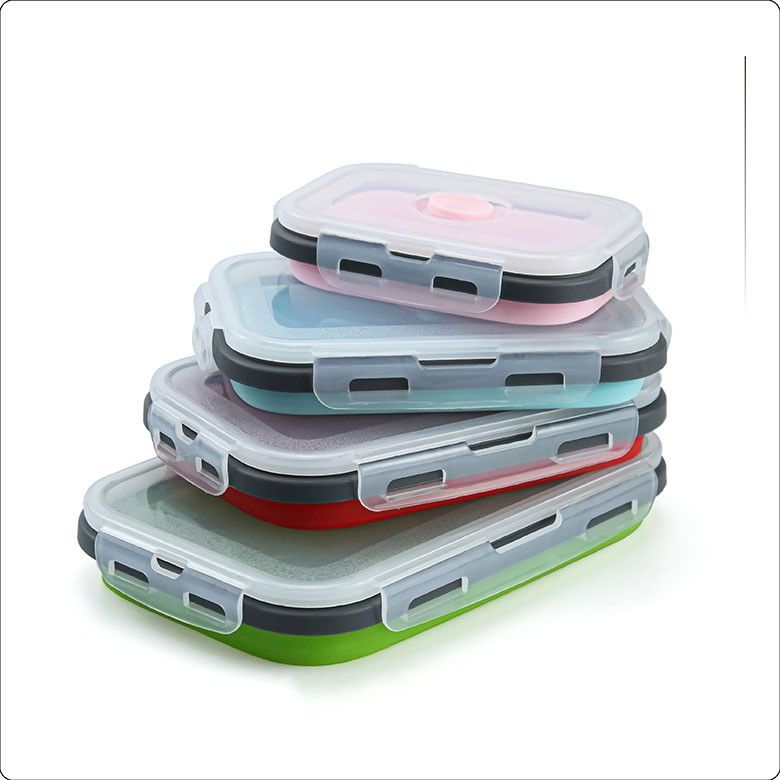 Reusable Pizza Storage Container with  Microwavable Serving Trays - Adjustable Pizza Slice Container to Organize & Save Space - BPA Free, Microwave, & Dishwasher Safe