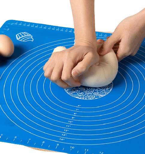 Non-Stick Silicone Dough Rolling Mat Sheet, Kneading Rolling Baking Pad with Measurement Scale Pastry Baking Mat Tool